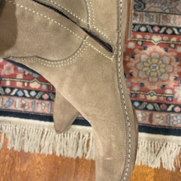 SONORA Men's Suede Zip Ankle Boots - Size 41 - Picture 6 of 9